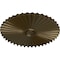 Ekena Millwork Shakuras Ceiling Medallion (For Canopies up to 5 3/4"), Hand-Painted Brass, 33 7/8"OD x 2"P CM34SHBRS - alternate 3